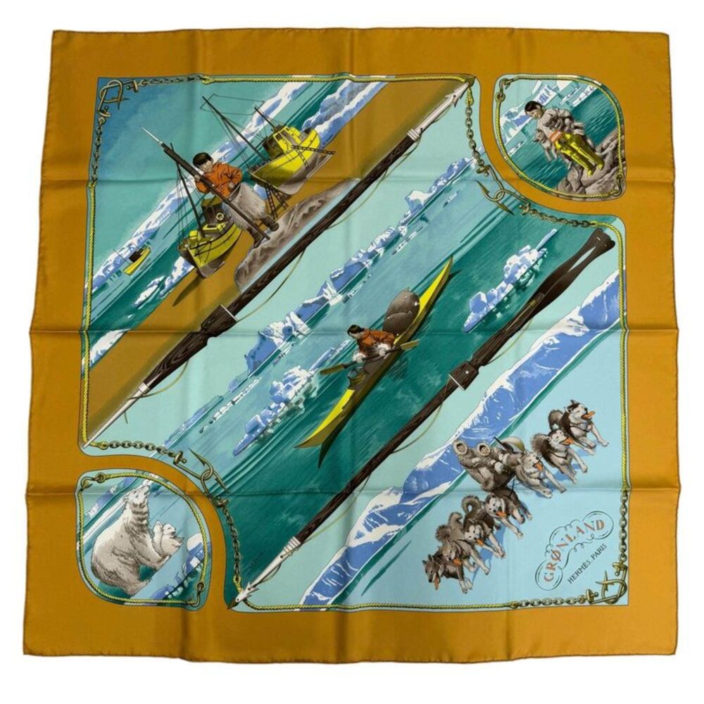 Hermes GRONLAND Silk Scarf